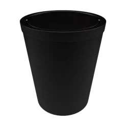 Poubelle avec couvercle pivotant