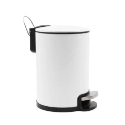 Poubelle de salle de bain métal mat
