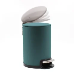 Poubelle de salle de bain métal mat