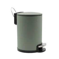 Poubelle de salle de bain métal mat