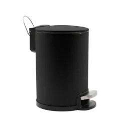 Poubelle de salle de bain métal mat