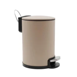 Poubelle de salle de bain métal mat