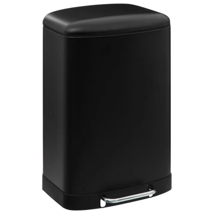 Poubelle en métal bac amovible 50 L