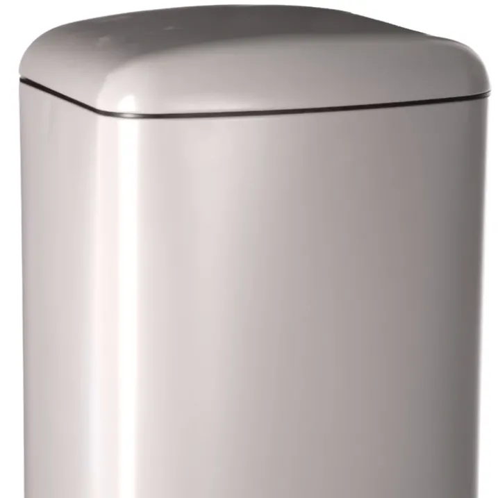 Poubelle en métal bac amovible 30 L