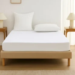 Protège matelas imperméable face éponge Anti Acarien