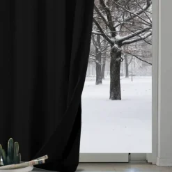 Rideau anti-froid doublé polaire