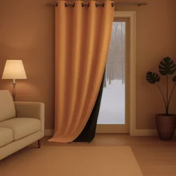 Rideau anti-froid doublé polaire