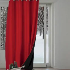 Rideau anti-froid doublé polaire