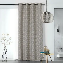 Rideau art décoratif en jacquard