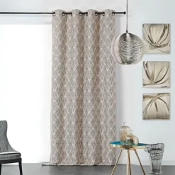 Rideau art décoratif en jacquard