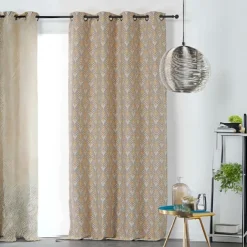 Rideau art décoratif en jacquard