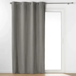 Rideau bouclette à oeillets