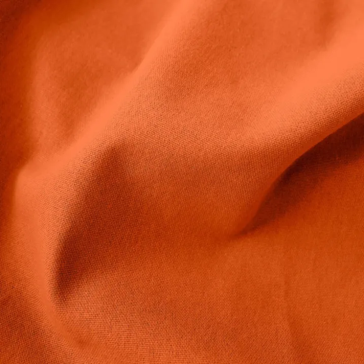 Rideau coloré en pur coton 8 œillets