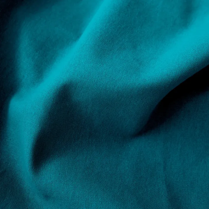 Rideau coloré en pur coton 8 œillets