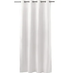 Rideau coloré en pur coton 8 œillets
