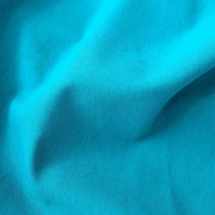 Rideau coloré en pur coton 8 œillets