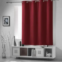 Rideau court obscurcissant 90 % adapté radiateur