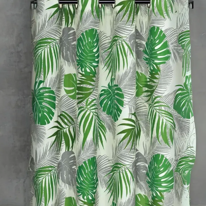 Rideau d'ameublement esprit tropical