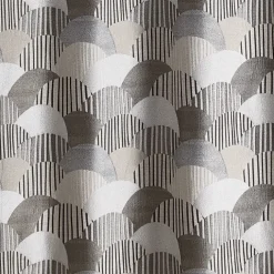 Rideau d'ameublement à jacquard arrondi