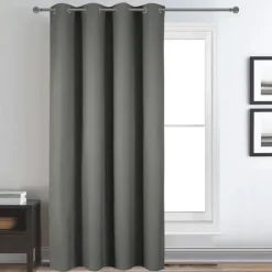 Rideau déco uni occultant et thermique