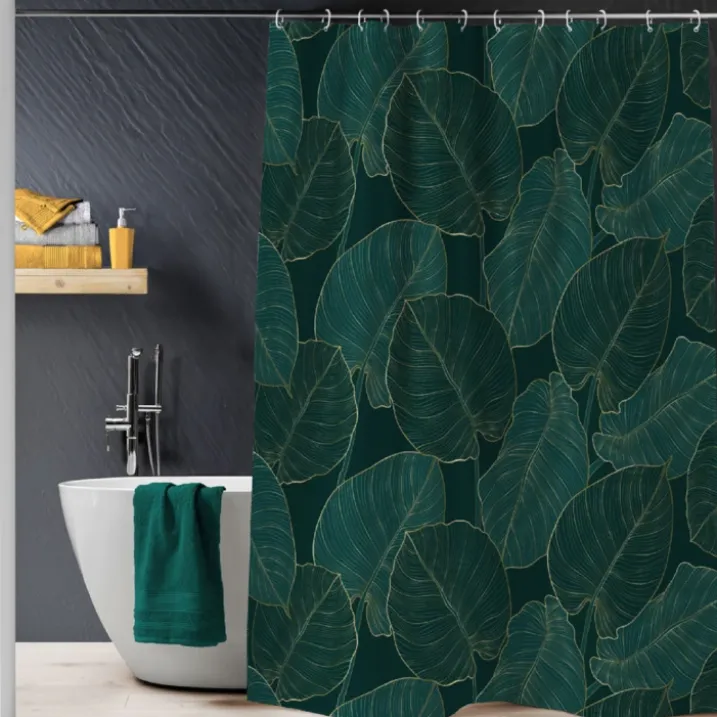 Rideau de Douche avec Crochets Jade