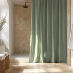 Rideau de Douche Effet Lin