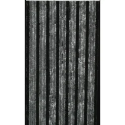 Rideau de porte en chenille bicolore