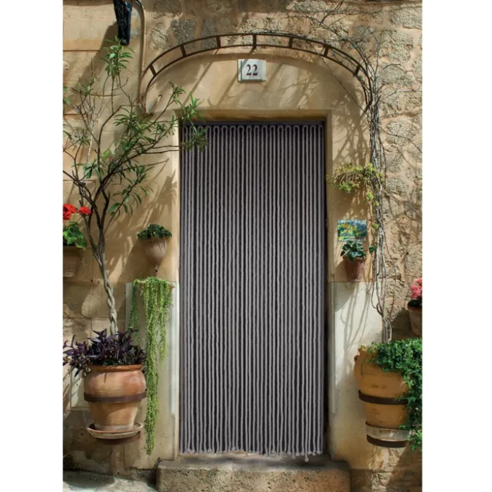 Rideau de porte en corde tressée