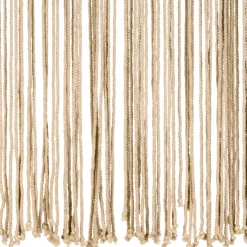 Rideau de porte tissé en macramé