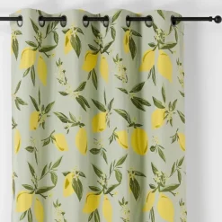 Rideau Dolce Vita motif citrons