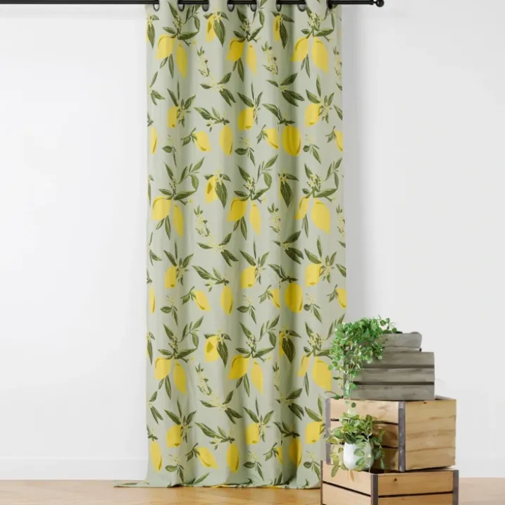 Rideau Dolce Vita motif citrons