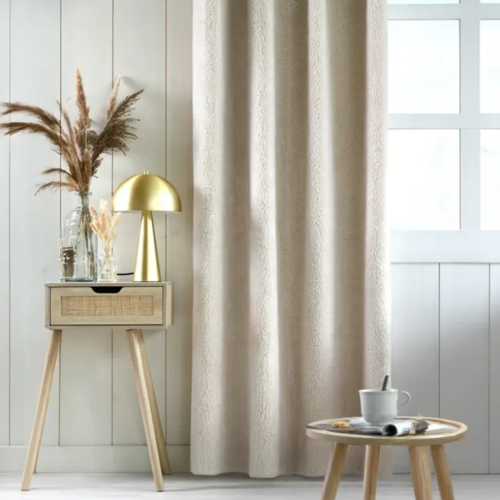 Rideau effet peau lainée ultra doux