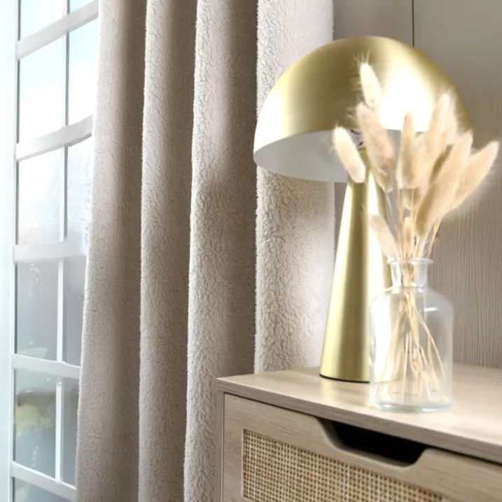 Rideau effet peau lainée ultra doux