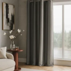 Rideau effet soie motif écaille