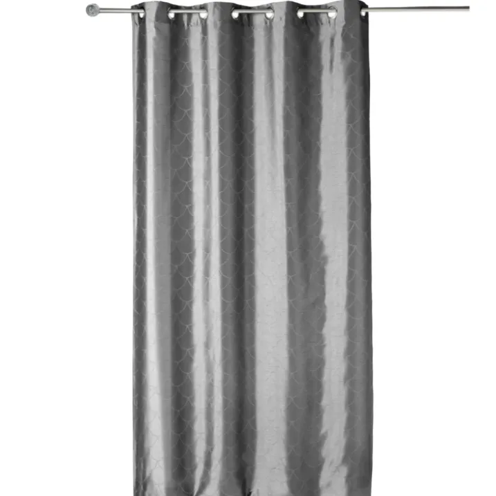 Rideau effet soie motif écaille
