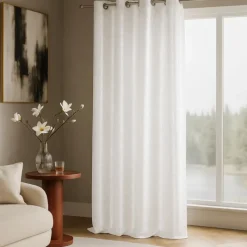 Rideau effet soie motif écaille