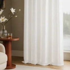 Rideau effet soie motif écaille