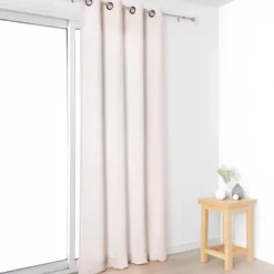 Rideau effet velours velouté uni