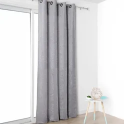 Rideau effet velours velouté uni