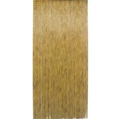 Rideau en bâtonnet de bambou vernis