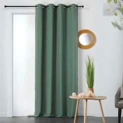 Rideau en coton et chanvre