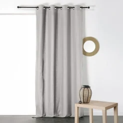 Rideau en Coton et Lin Uni XXL