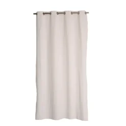 Rideau en coton recyclé effet chiné