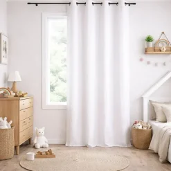 Rideau en gaze de coton tamisant à oeillets MIRMANDE