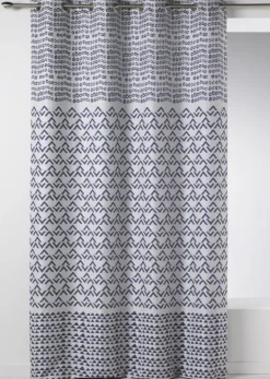 Rideau en jacquard aux motifs fantaisies