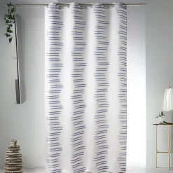 Rideau en jacquard à vagues fantaisies