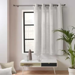 Rideau en poly-coton recyclé