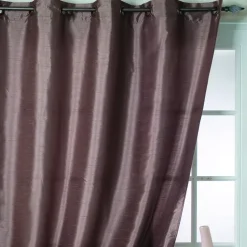 Rideau en taffetas shantung effet soie