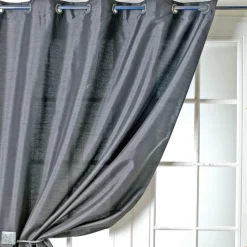 Rideau en taffetas shantung effet soie
