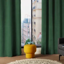 Rideau en velours à effet brossé